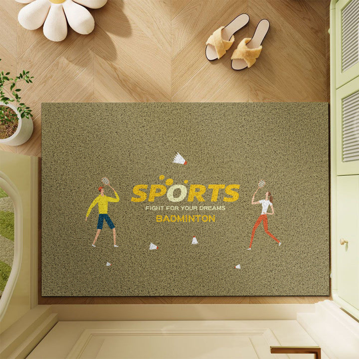 Sports-Themed Welcome Mat Kalsten