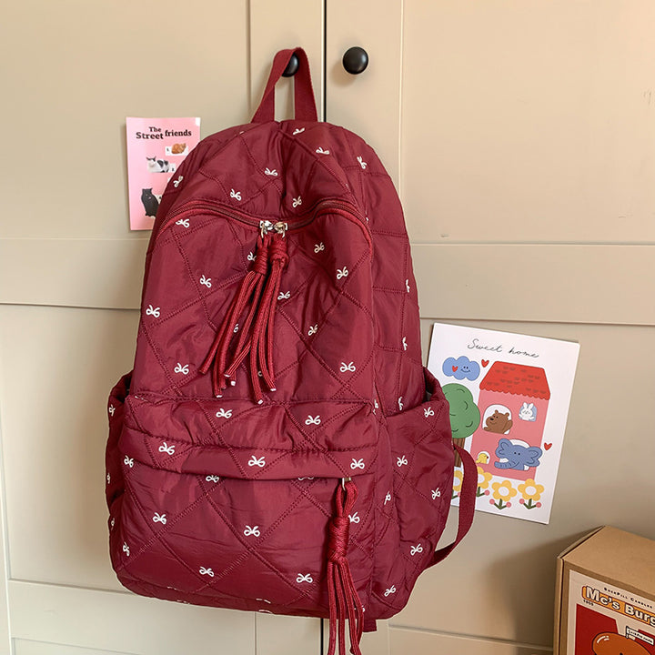 Quilted Playful Design Backpack Kalsten