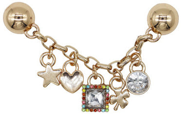 Gemstone-Style Decorative Brooch Kalsten