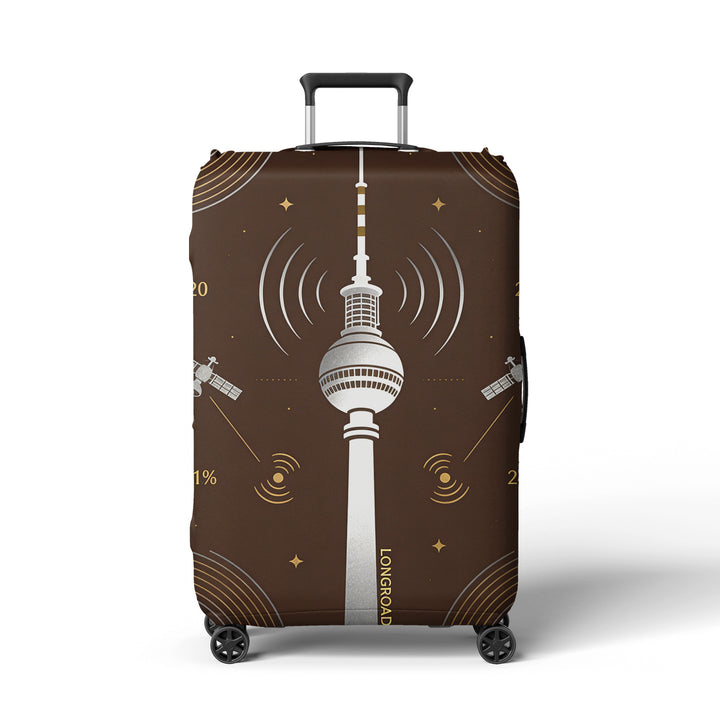 Women's suitcase cover in futuristic design Kalsten