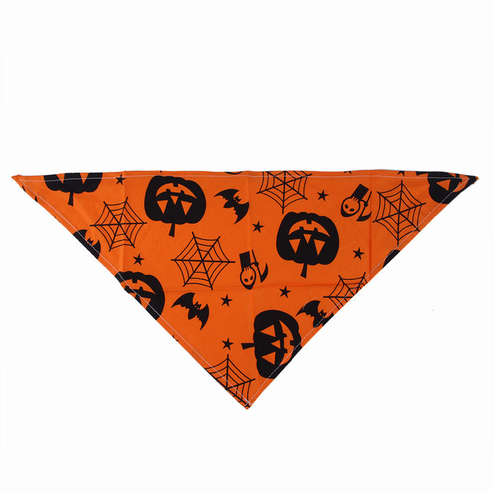 Halloween dog scarf with hat