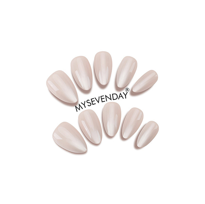 Elegant Long Almond-Shaped Press-On Nails Kalsten