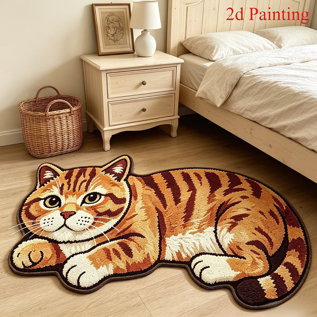 Cute Cat-Shaped Bath Mat
