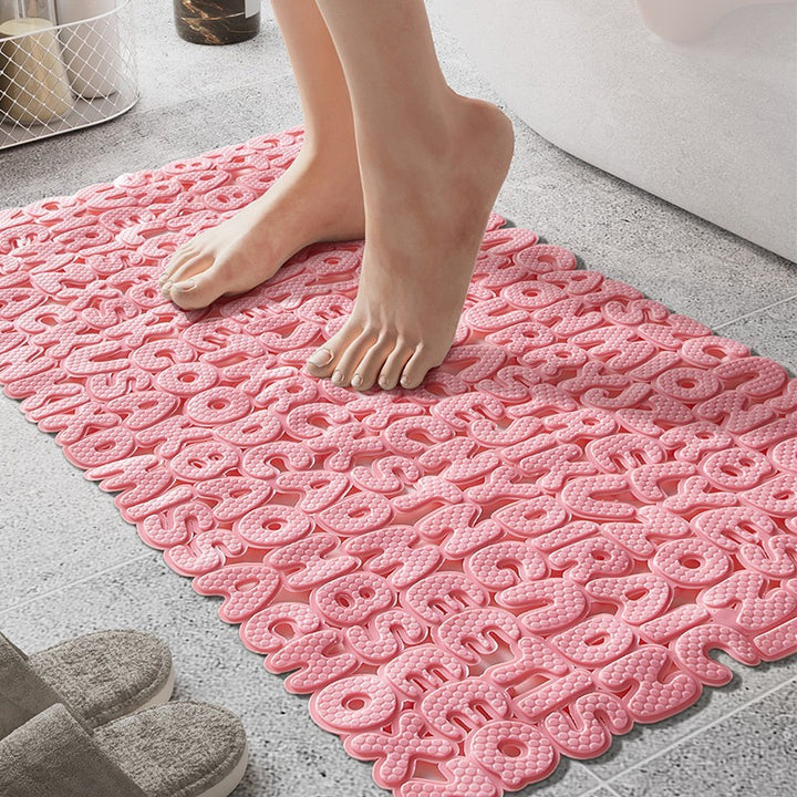 Creative Alphabet Texture Bath Mat Kalsten