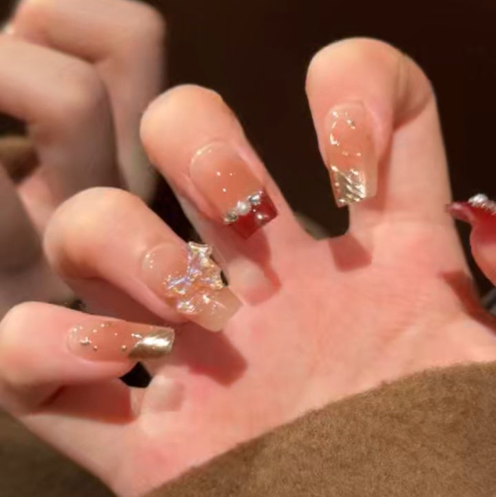 Premium Ocean-Inspired Press-On Nail Extensions Kalsten