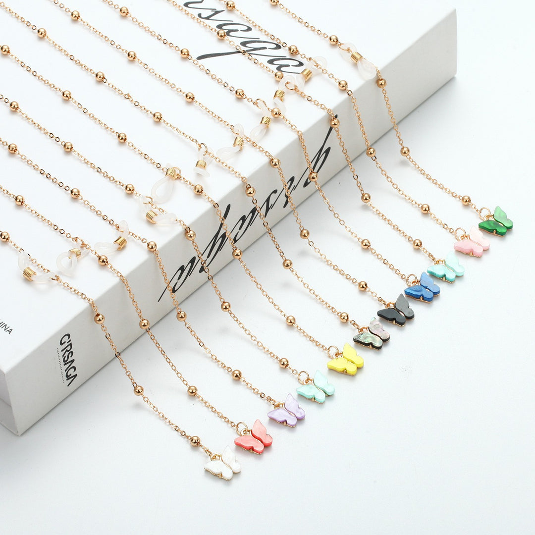 Decorative Butterfly Eyewear Chain Kalsten