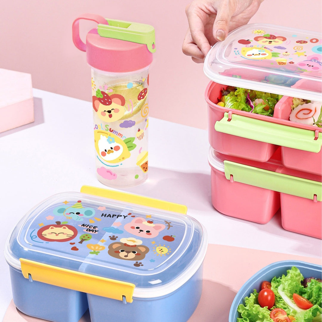 Fun-Themed Multi-Compartment Bento Box