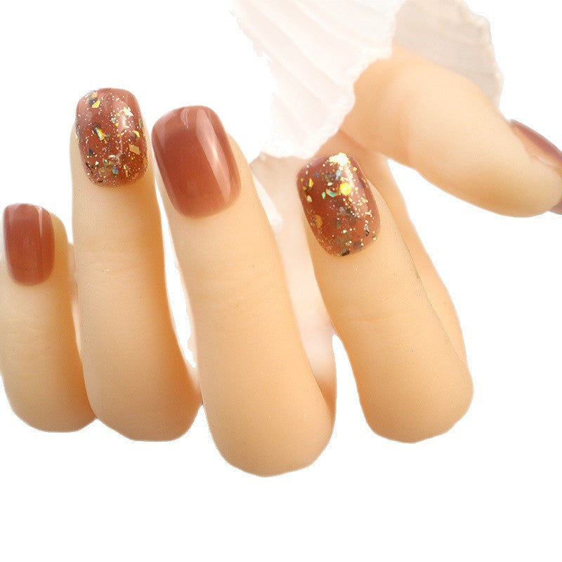 Glamorous Glitter-Enhanced Press-On Nail Set