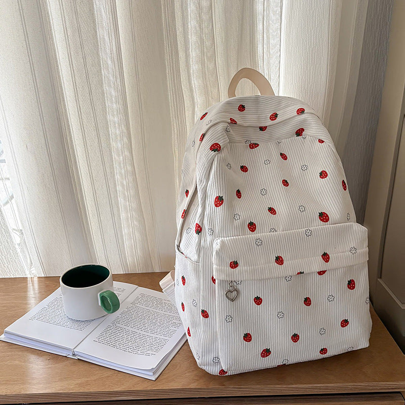 Floral Patterned Casual Backpack Kalsten