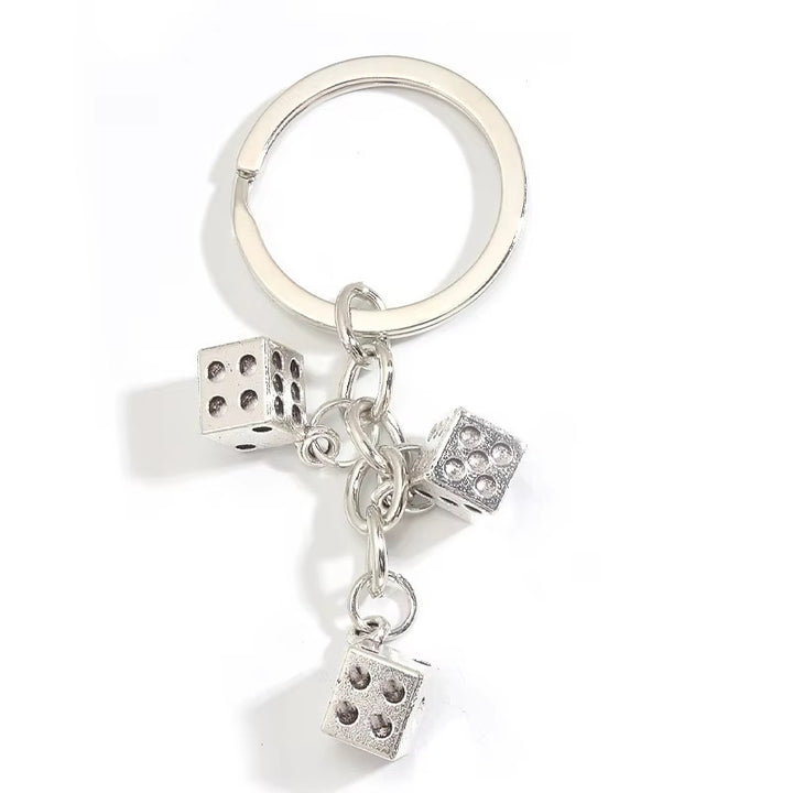 Dice-Inspired Charm Keychain Kalsten