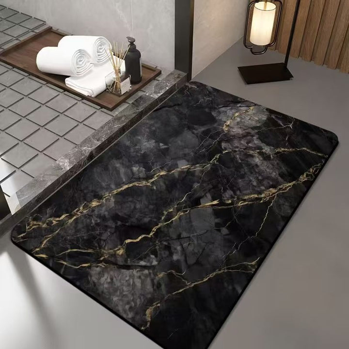 Luxurious Marble Design Bath Mat Kalsten