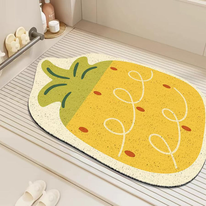 Playful Animal Print Bath Mat Kalsten