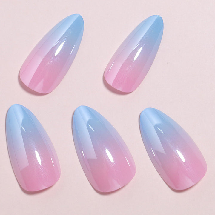 DIY Ombre Gel Nail Tips Kalsten