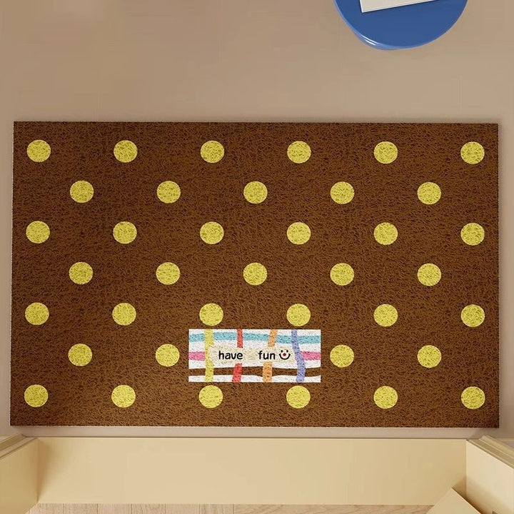 Colorful Polka Dot Doormat Kalsten