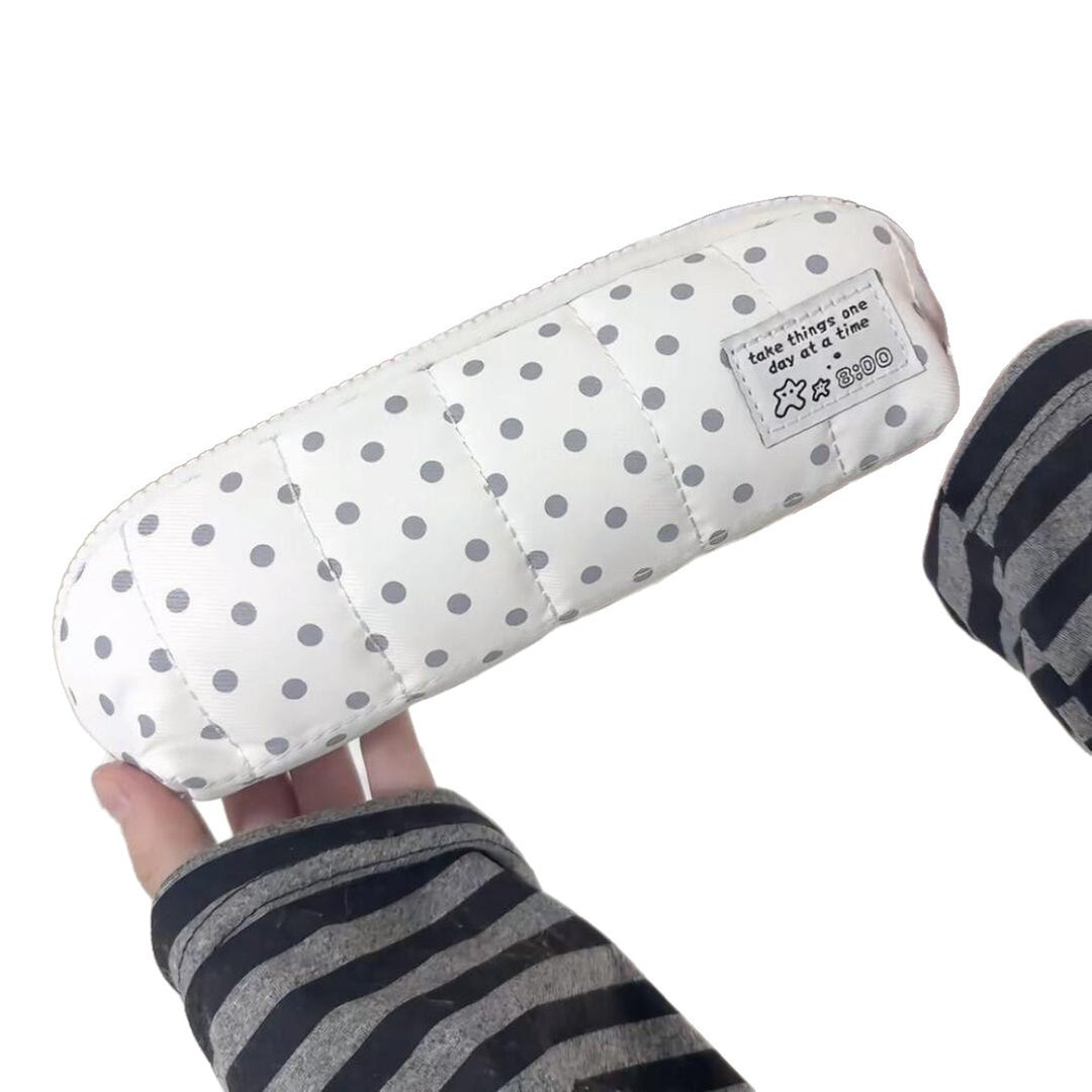 Stylish Polka Dot Pencil Case