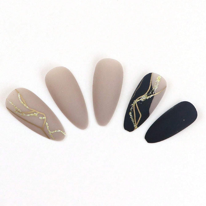 Luxury Abstract Art Press-On Nail Set Kalsten