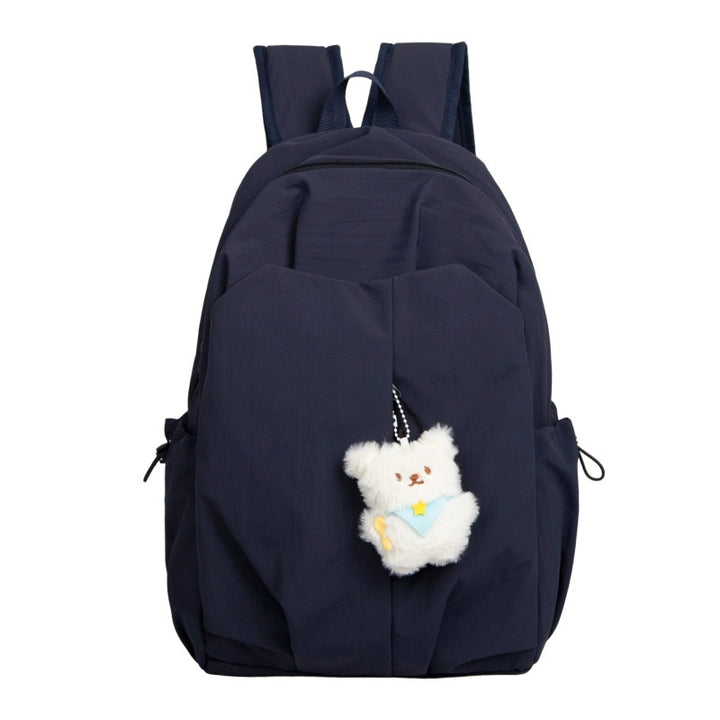 Backpack with High-Quality Craftsmanship and Cute Teddy Pendant Kalsten