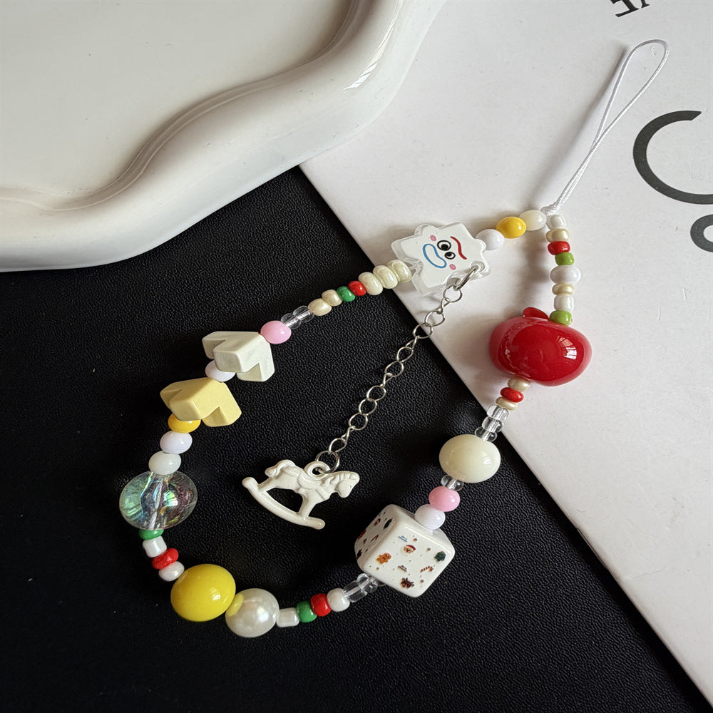 Playful Beaded Charm Necklace Kalsten 1790135677