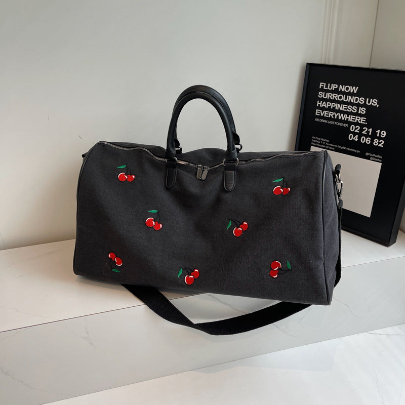 Fashionable Embroidered Weekend Travel Duffel Bag Kalsten