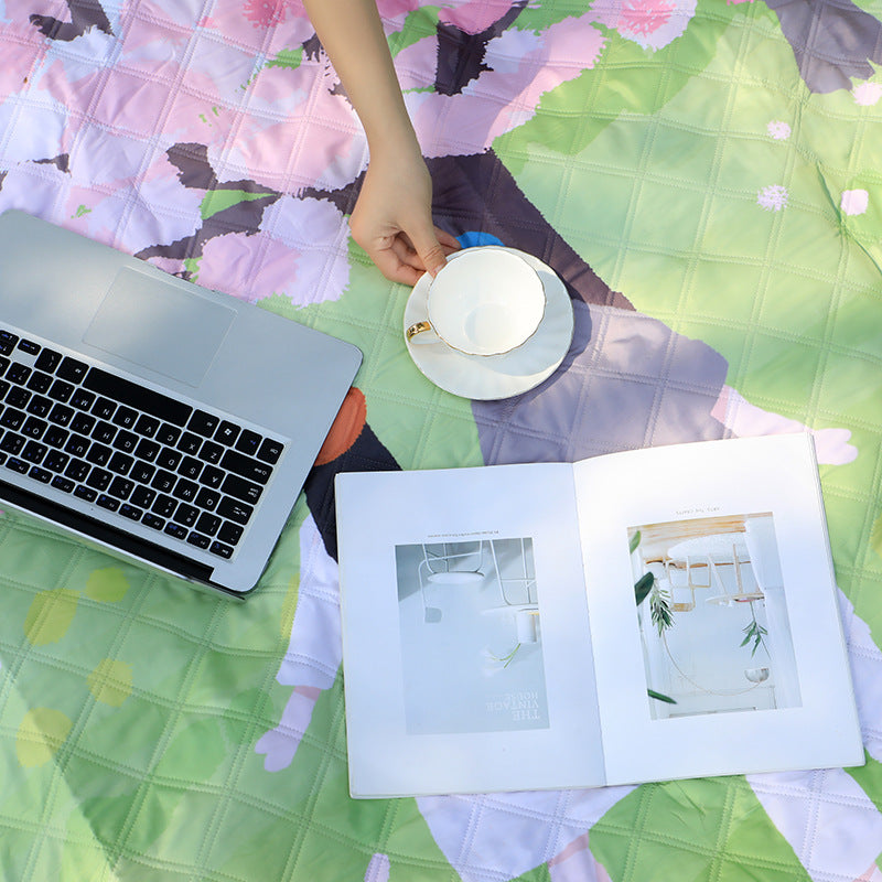 Illustrated Outdoor Picnic Mat Kalsten