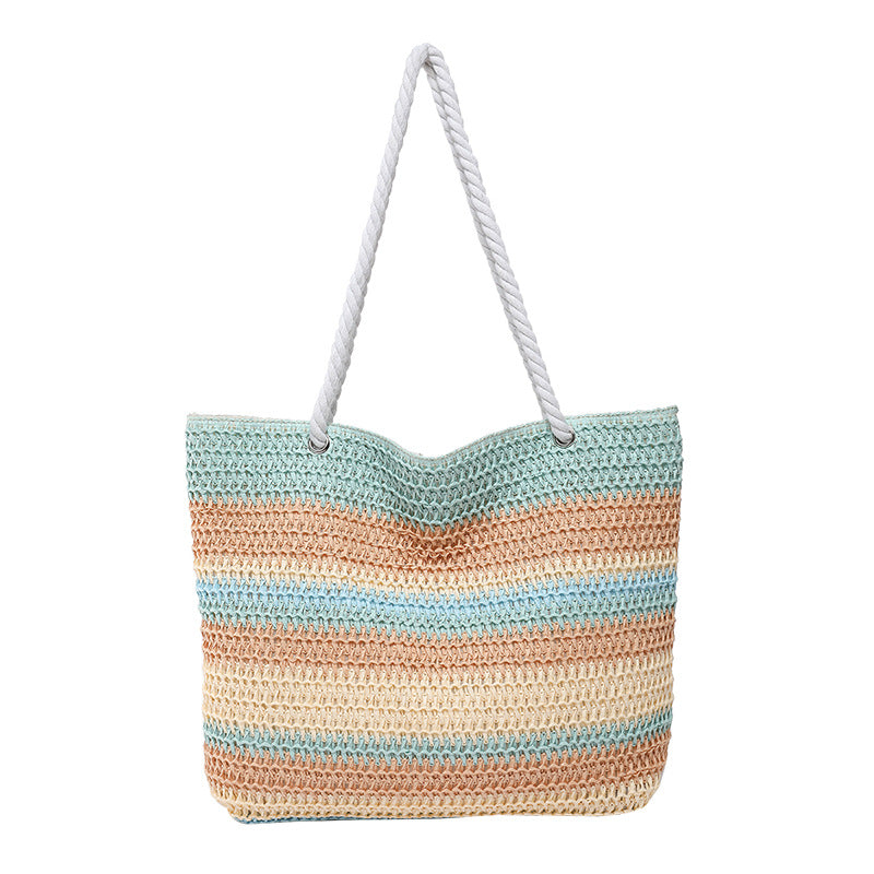 Handwoven Beach Tote Bag