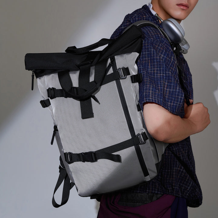 Stylish Roll-Top Adventure Backpack Kalsten