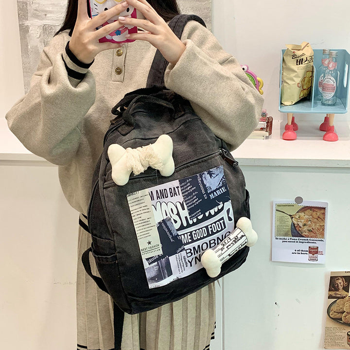 Trendy Graphic Student Backpack Kalsten