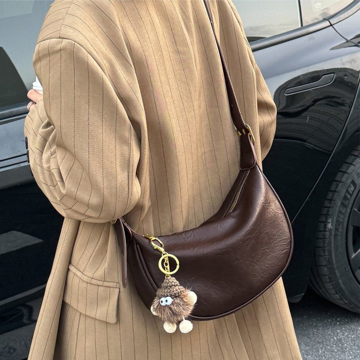 Elegant Curved Crossbody Bag Kalsten