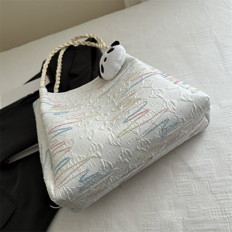 Quilted Decorative Shoulder Bag Kalsten