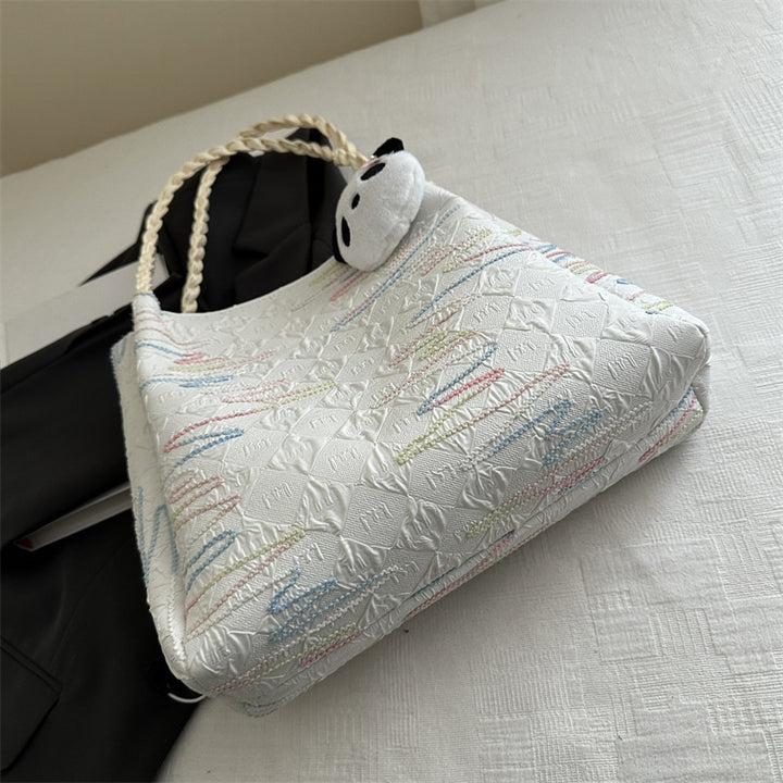 Quilted Decorative Shoulder Bag Kalsten