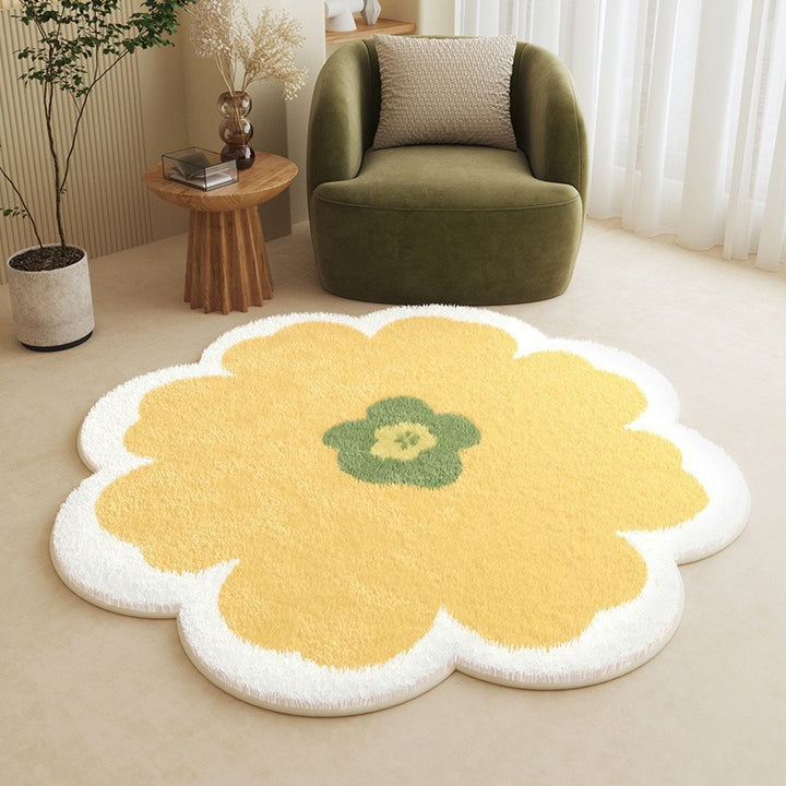Flower-Shaped Area Rug Kalsten