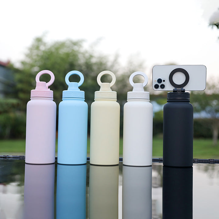 Men's Insulated Sports Water Bottle with Practical Carry Handle Kalsten