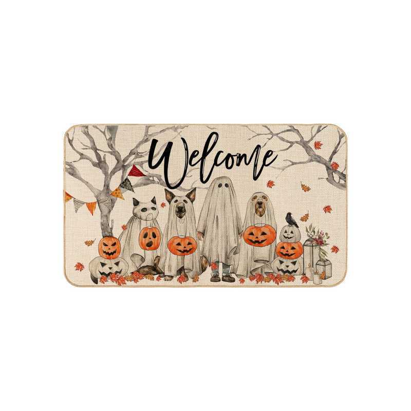 Halloween-Themed Decorative Welcome Mat Kalsten