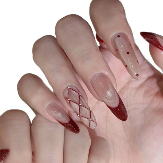 Elegant Stiletto Nail Art Enhancements Kalsten