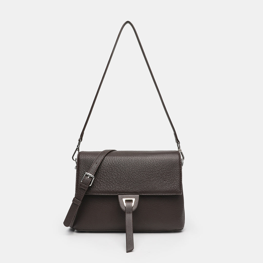 Elegant Faux Leather Crossbody Bag