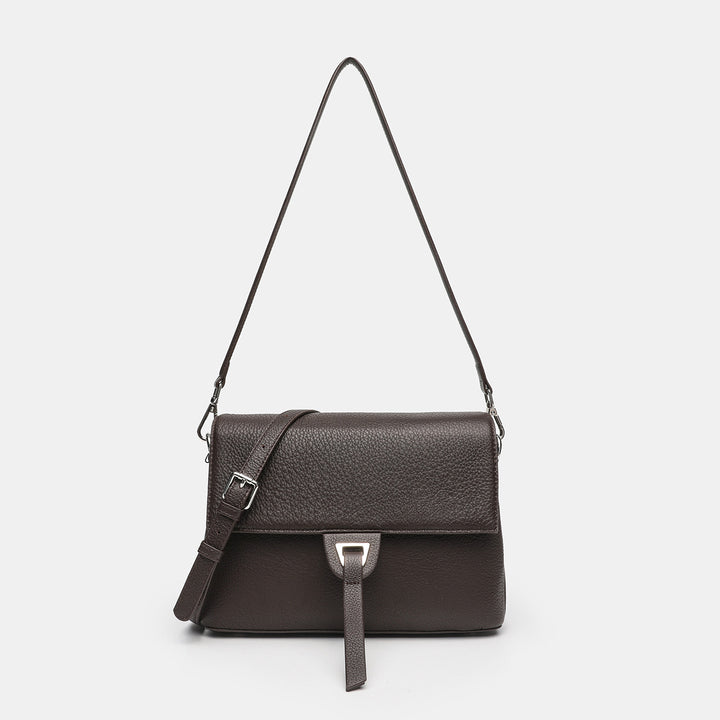 Elegant Faux Leather Crossbody Bag