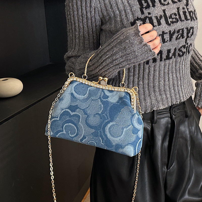 Vintage Floral Pattern Handbag
