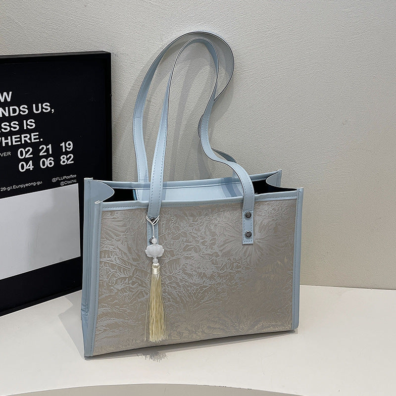 Elegant Textured Tote Bag