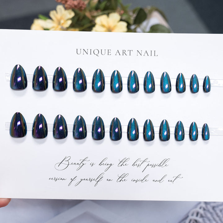 Metallic Press-On Nail Set