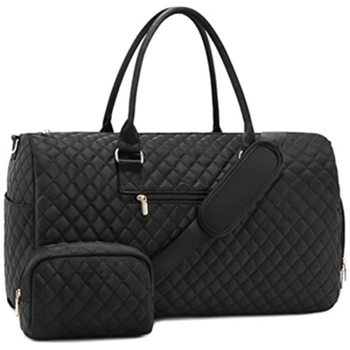 Quilted Weekender Duffle Bag Kalsten