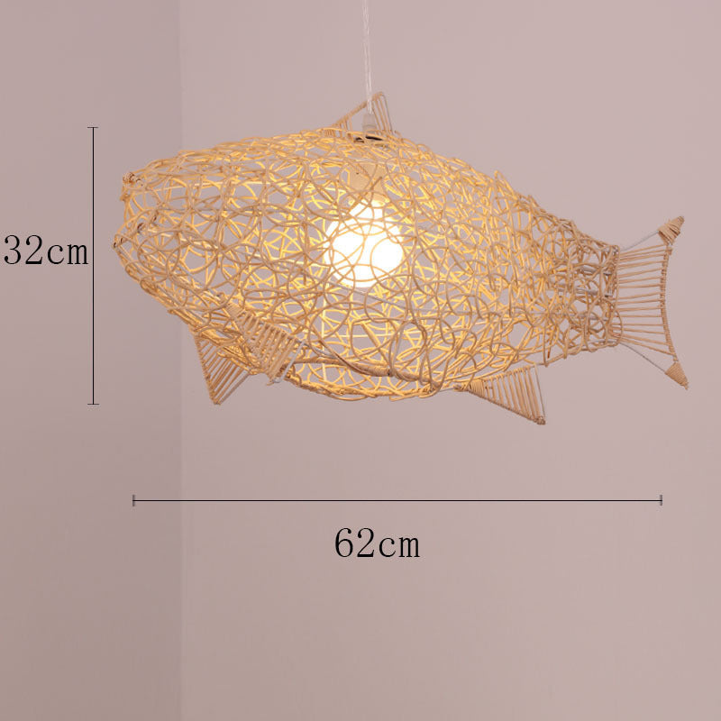 Organic Woven Pendant Light