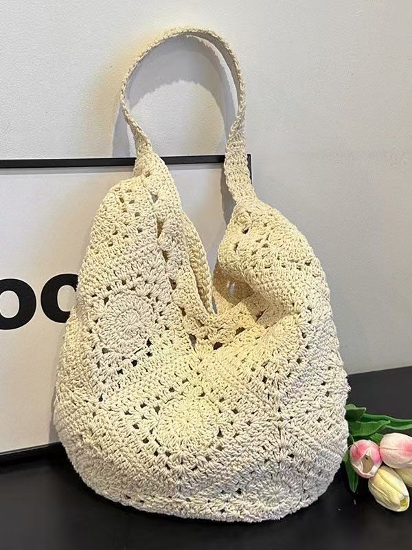 Hand-knotted macrame shoulder bag Kalsten
