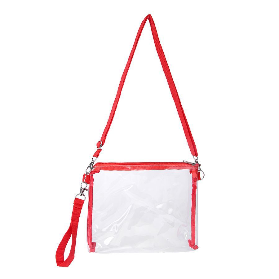 Transparent shoulder bag with adjustable shoulder strap Kalsten
