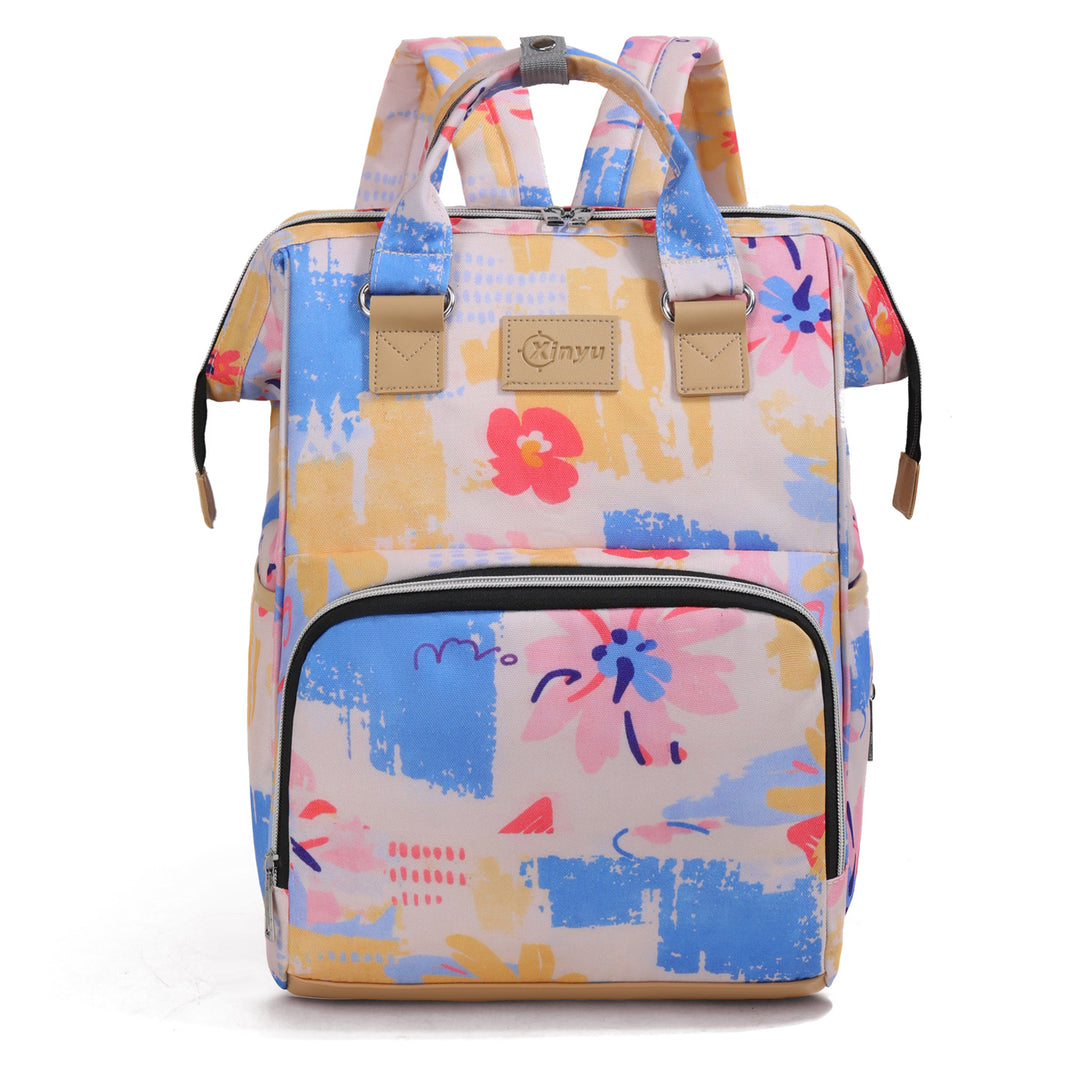 Stylish Multi-Pocket Diaper Backpack Kalsten