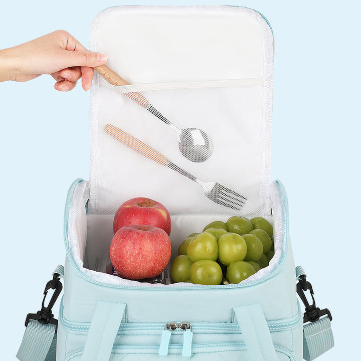 Stylish Quilted Insulated Lunch Tote Kalsten