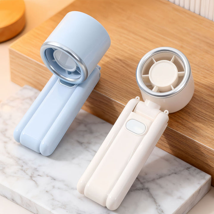 Ladies portable mini fan with digital speed display and USB connection Kalsten