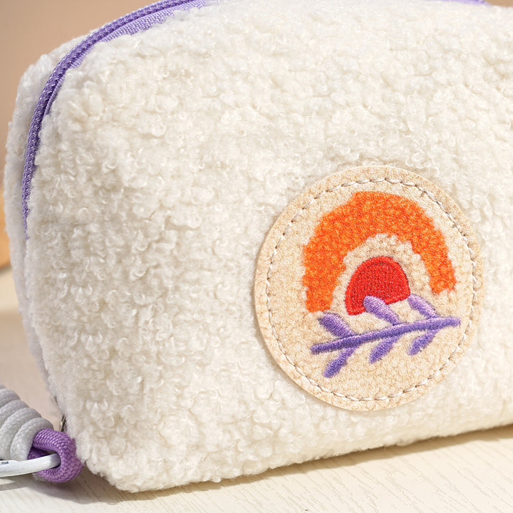Fuzzy Cosmetic Pouch
