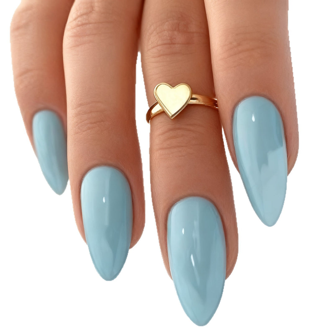 Elegant Glossy Stiletto Nail Enhancements Kalsten