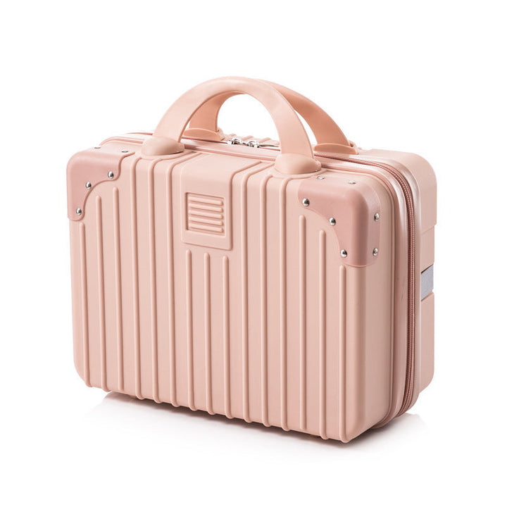 hard-shell cosmetic travel case with double top handles and reinforced corner protectors Kalsten