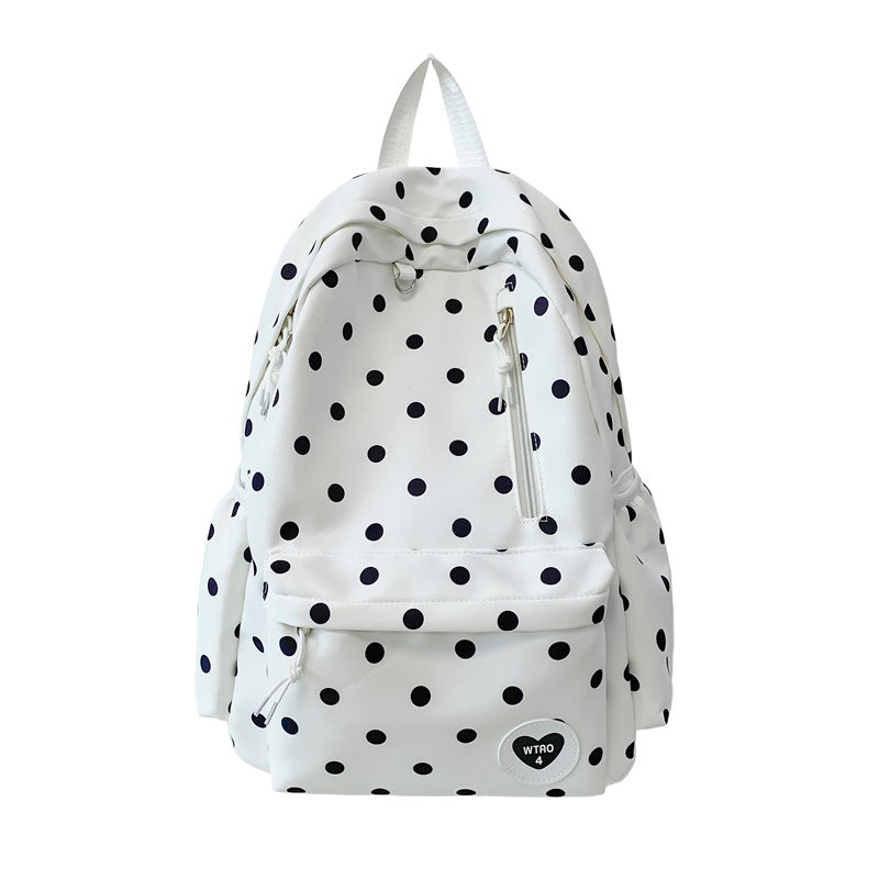 Trendy Polka Dot Backpack Kalsten